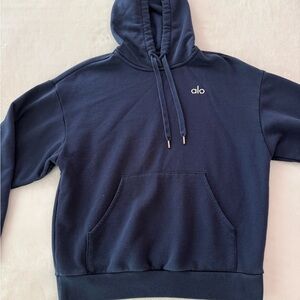 ALO Yoga Women’s Navy Blue Hoodie